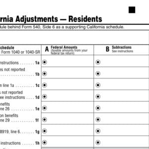 Form 540 – CA